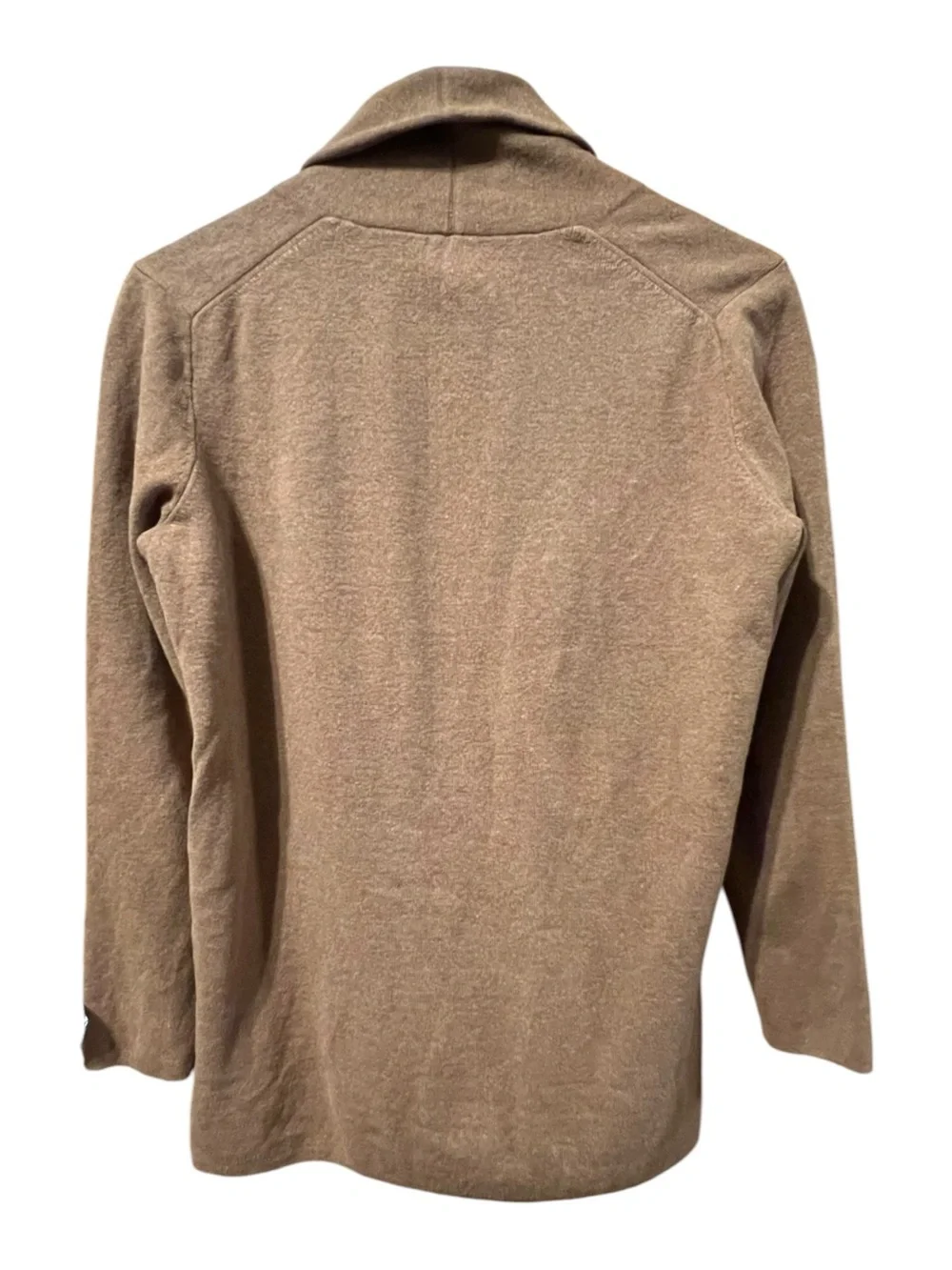 J.Crew Chelsea Sweater Blazer Camel Brown Open Front Knit Cardigan Size S